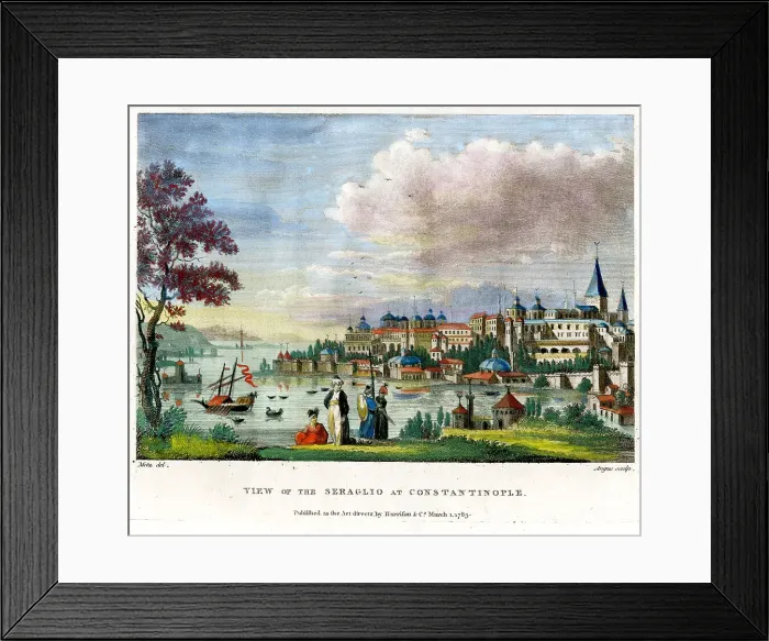 Framed Print : Seraglio, Constantinople Framed Print : Seraglio, Constantinople