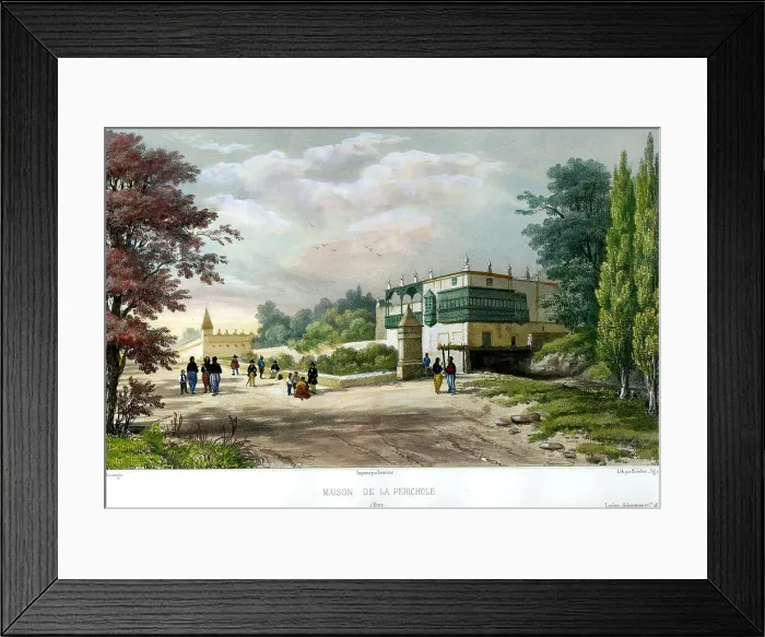 Framed Print : Maison De La Perichole, Lima, Peru Framed Print : Maison De La Perichole, Lima, Peru