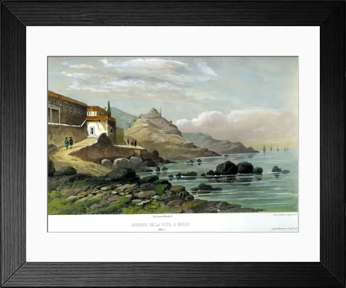 Framed Print : Convent De La Guya, Macao, China Framed Print : Convent De La Guya, Macao, China