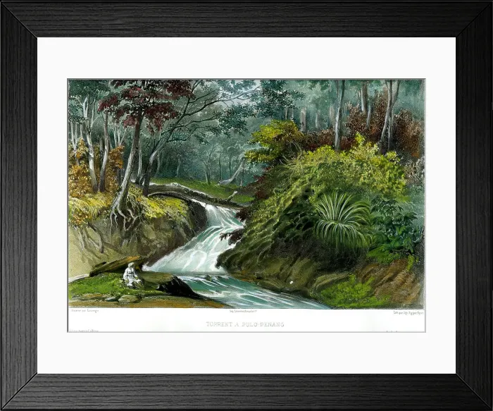 Framed Print : Torrent At Pulo, Penang Framed Print : Torrent At Pulo, Penang
