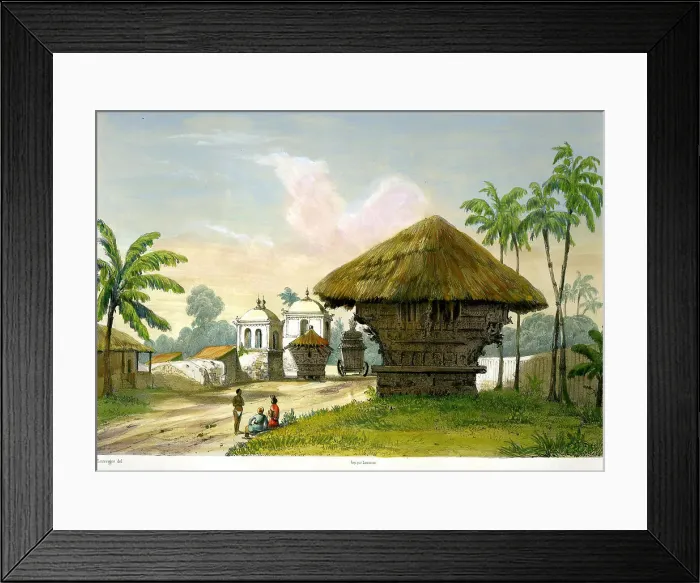 Framed Print : The Sacred Carts At Pondichery, India Framed Print : The Sacred Carts At Pondichery, India