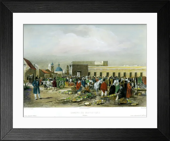 Framed Print : Market At Montevideo, Uraguay Framed Print : Market At Montevideo, Uraguay