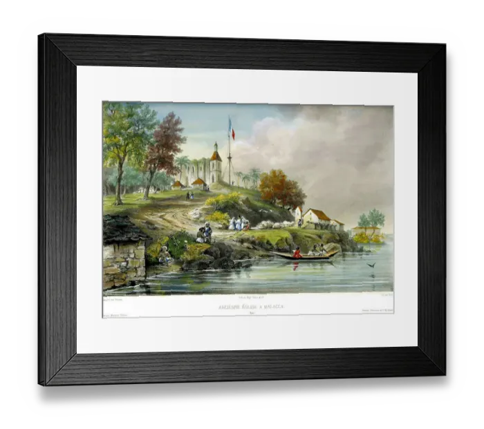 Framed Print : Old Church At Malacca Framed Print : Old Church At Malacca