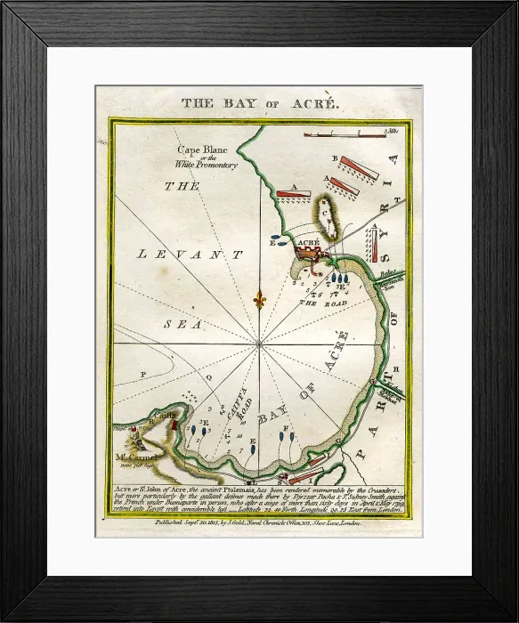 Framed Print : Bay of Acre, Syria Framed Print : Bay of Acre, Syria