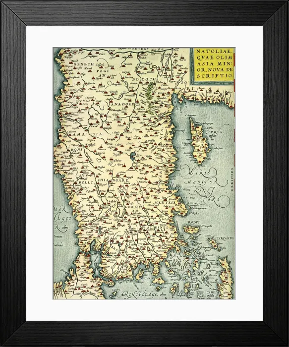 Framed Print : Asia Minor / Natolia Framed Print : Asia Minor / Natolia
