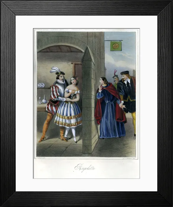 Framed Print : Opera - Rigoletto Framed Print : Opera - Rigoletto