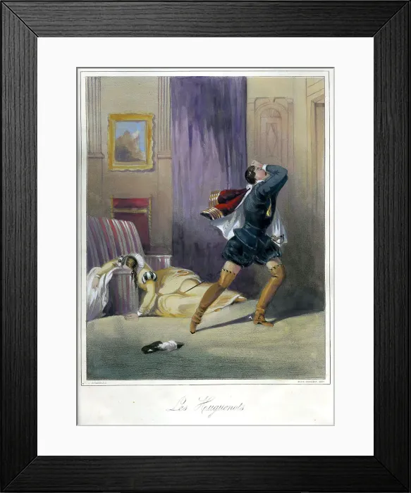 Framed Print : Opera - Les Hugenots Framed Print : Opera - Les Hugenots