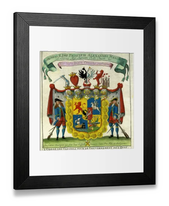 Framed Print : Duke of Moscow Coat of Arms, Alexander Duck of Moscow Framed Print : Duke of Moscow Coat of Arms, Alexander Duck of Moscow