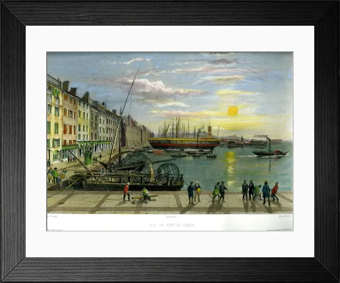 Framed Print : Port of Toulon Framed Print : Port of Toulon