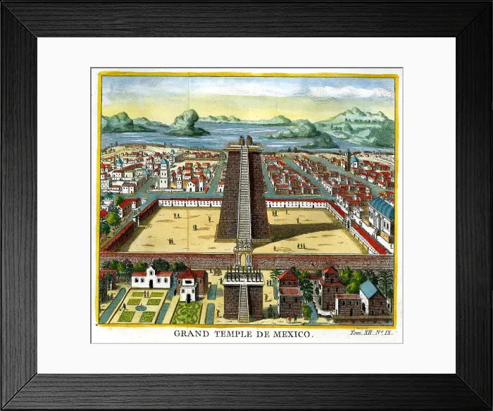 Framed Print : Grand Temple of Mexico Framed Print : Grand Temple of Mexico