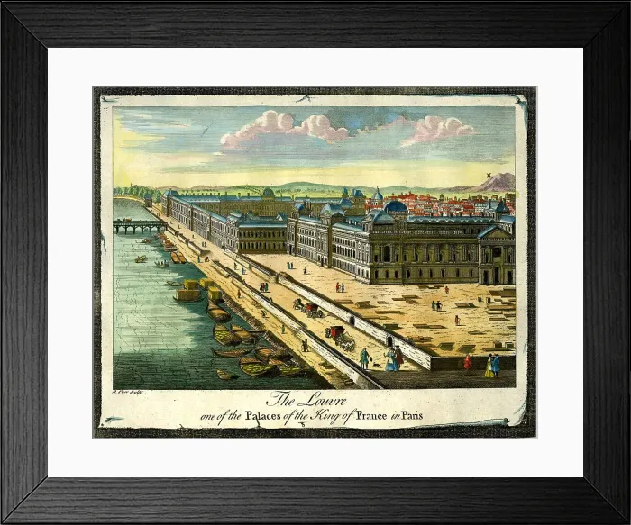 Framed Print : Louvre, Paris, France Framed Print : Louvre, Paris, France