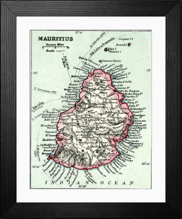 Framed Print : Mauritius Framed Print : Mauritius