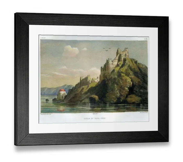 Framed Print : Castle of Castel Rosso Framed Print : Castle of Castel Rosso