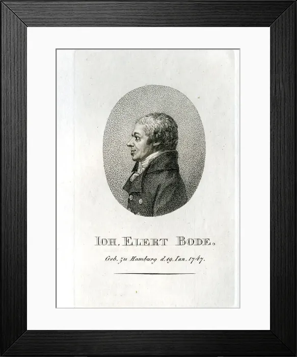 Framed Print : Ioh Elert Bode - Astronomer Framed Print : Ioh Elert Bode - Astronomer