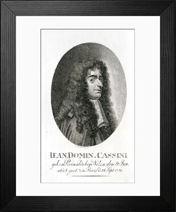 Framed Print : Iean Domin Cassini - Astronomer Framed Print : Iean Domin Cassini - Astronomer
