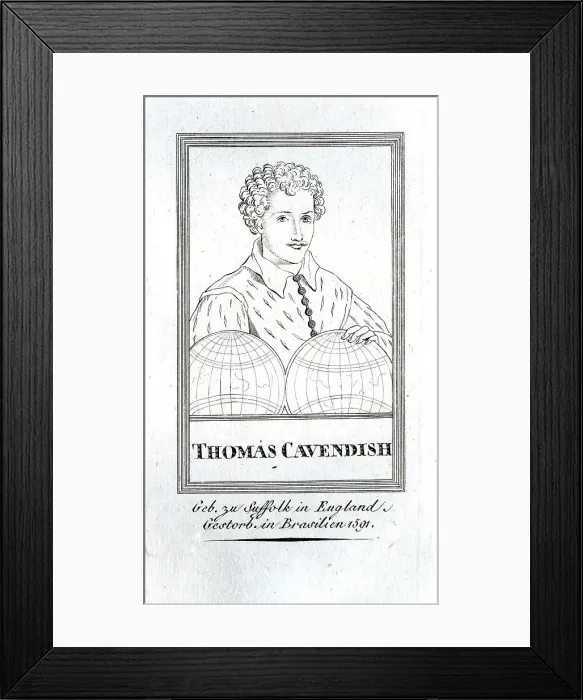 Framed Print : Thomas Cavendish - Explorer Framed Print : Thomas Cavendish - Explorer