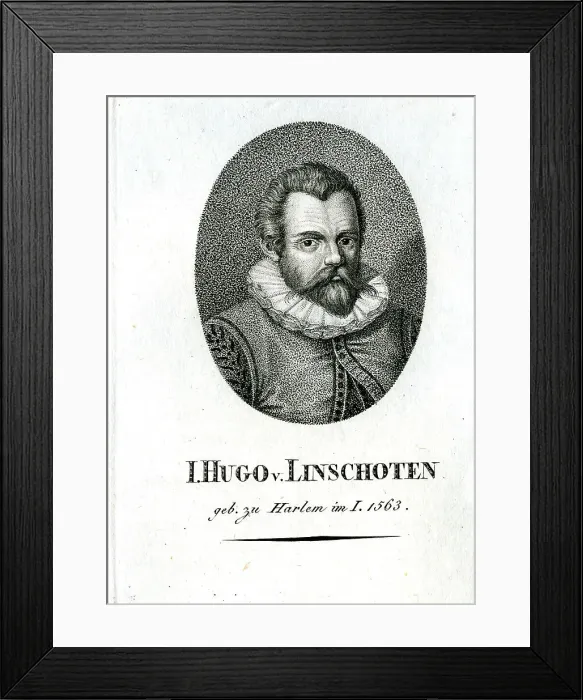 Framed Print : Hugo Linschoten - Cartographer Framed Print : Hugo Linschoten - Cartographer