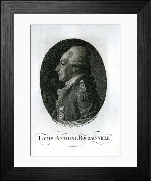 Framed Print : Louis Antoine Bougainville Framed Print : Louis Antoine Bougainville