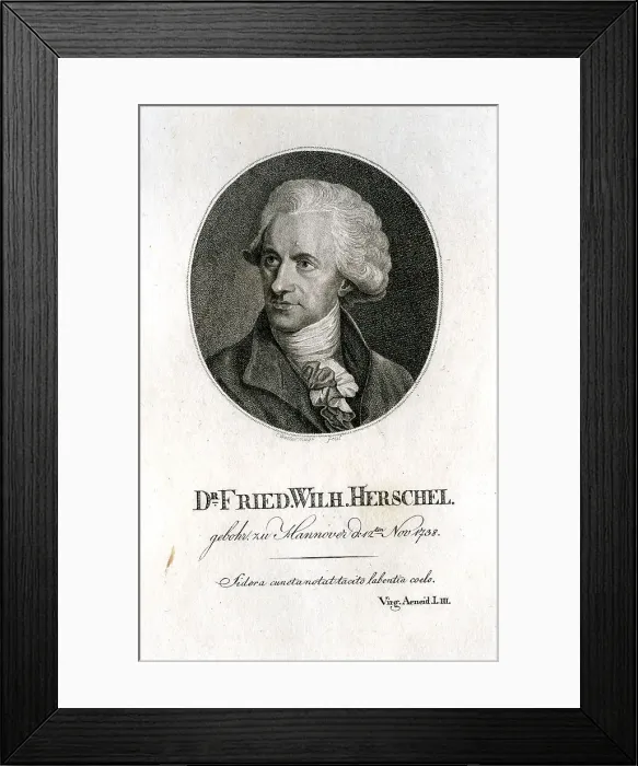 Framed Print : Dr Fried Wilh Herschel - Astronomer Framed Print : Dr Fried Wilh Herschel - Astronomer