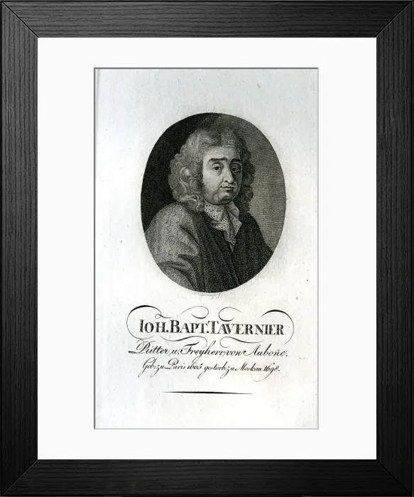 Framed Print : Ioh Bapt Tavernier - Cartographer Framed Print : Ioh Bapt Tavernier - Cartographer