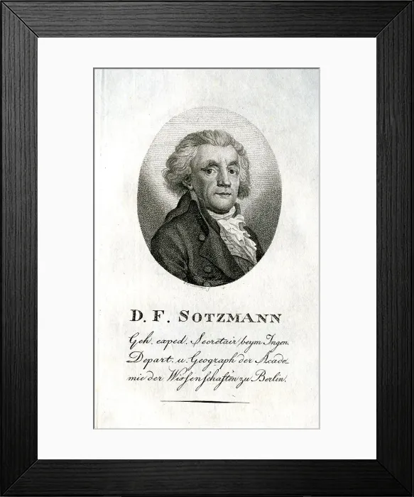 Framed Print : Df Sotzmann - Geographer Framed Print : Df Sotzmann - Geographer