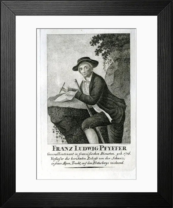Framed Print : Franz Ludwig Pfyffer - Lieutenant Framed Print : Franz Ludwig Pfyffer - Lieutenant