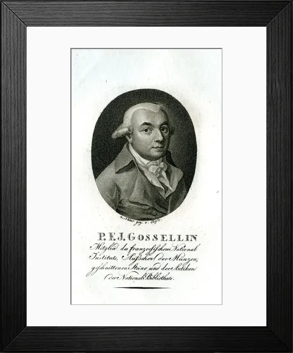 Framed Print : Pfj Gossellin - Bibliographer Framed Print : Pfj Gossellin - Bibliographer