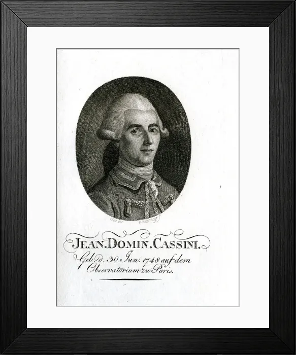 Framed Print : Jean Domin Cassini - Astronomer Framed Print : Jean Domin Cassini - Astronomer