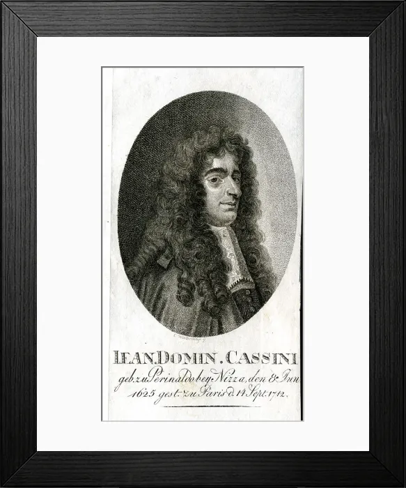 Framed Print : Jean Domin Cassini - Astronomer