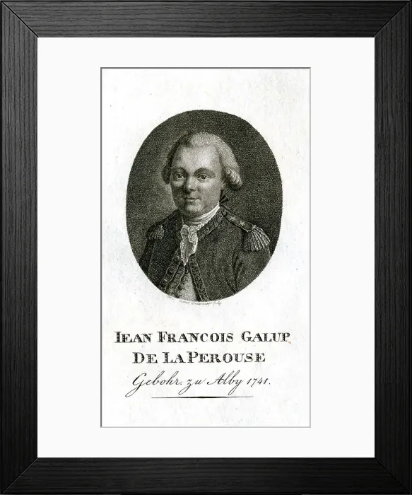 Framed Print : Jean Francois Galup De La Perouse Framed Print : Jean Francois Galup De La Perouse