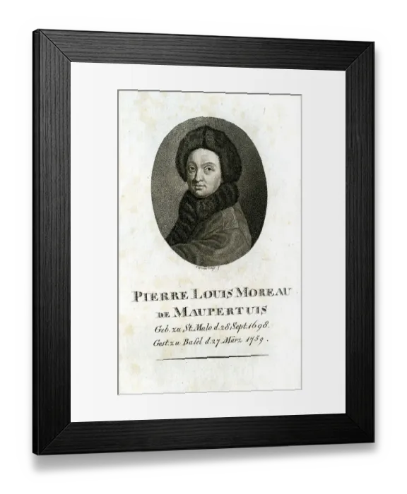 Framed Print : Pierre Louis Moreau De Maupertuis - Cosmographer Framed Print : Pierre Louis Moreau De Maupertuis - Cosmographer