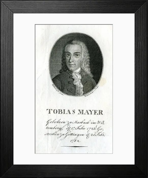 Framed Print : Tobias Mayer - Astronomer and Mathematician Framed Print : Tobias Mayer - Astronomer and Mathematician