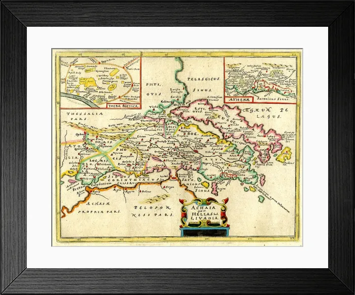 Framed Print : Achaia, Thebes and Athens, Greece Framed Print : Achaia, Thebes and Athens, Greece