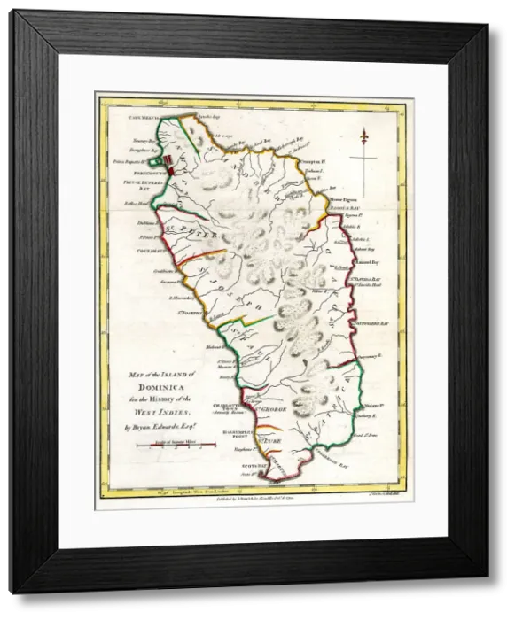 Framed Print : Island of Dominica, West Indies Framed Print : Island of Dominica, West Indies