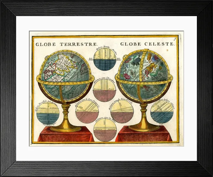 Framed Print : Globes Framed Print : Globes