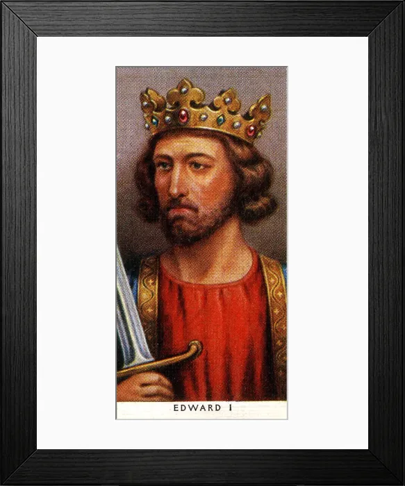 Framed Print : King Edward I Framed Print : King Edward I