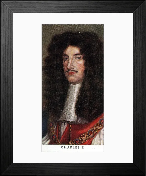 Framed Print : King Charles Ii Framed Print : King Charles Ii