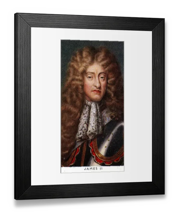 Framed Print : King James Ii Framed Print : King James Ii