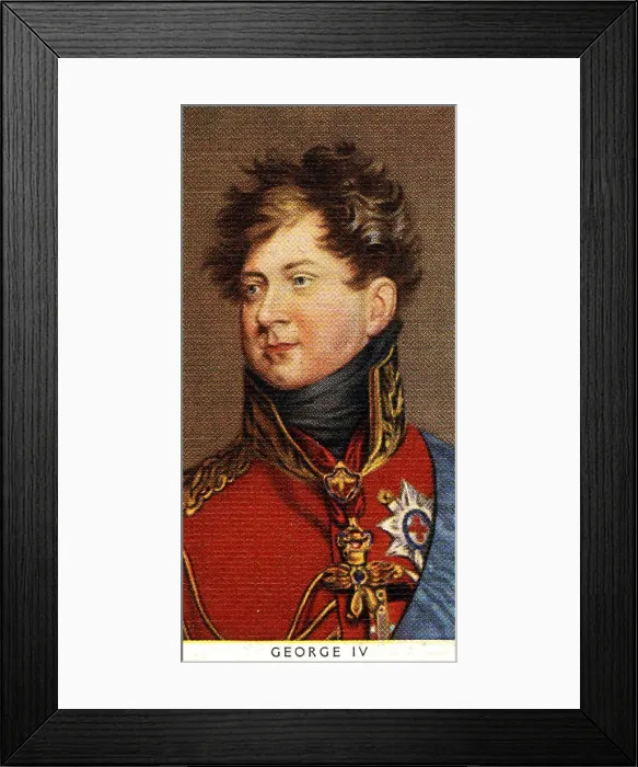 Framed Print : King George Iv Framed Print : King George Iv