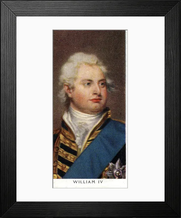 Framed Print : King William Iv Framed Print : King William Iv