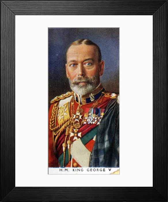 Framed Print : King George V Framed Print : King George V