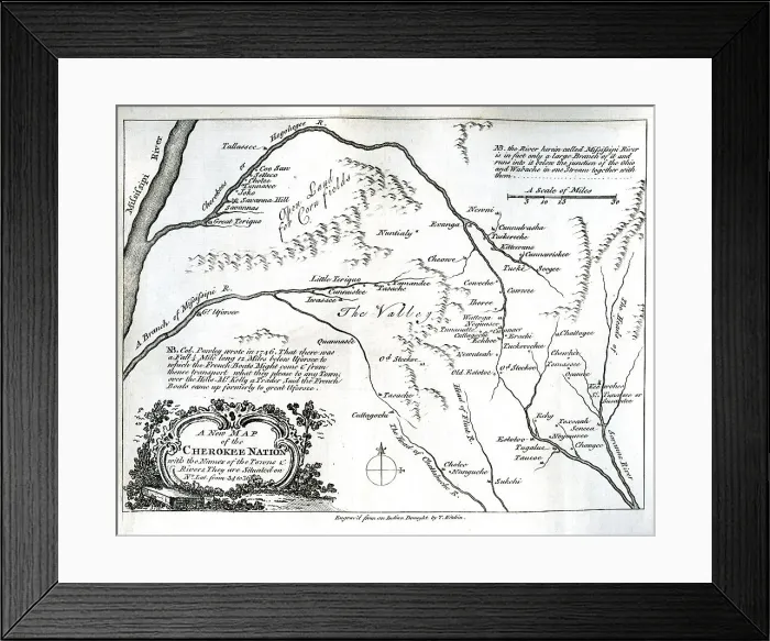 Framed Print : Cherokee Nation, North America Framed Print : Cherokee Nation, North America