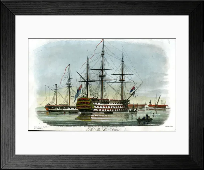 Framed Print : Hms Union Framed Print : Hms Union