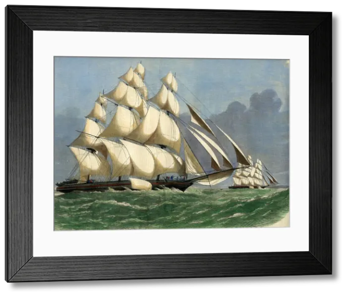 Framed Print : Ship Race From China To London: Taeping and Ariel ? Framed Print : Ship Race From China To London: Taeping and Ariel ?