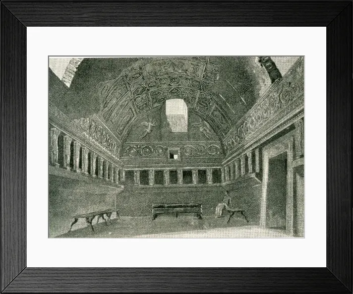 Framed Print : Hot Room, Public Baths, Pompeii, Italy Framed Print : Hot Room, Public Baths, Pompeii, Italy
