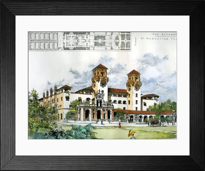 Framed Print : Alcazar, St Augustine, Florida, America Framed Print : Alcazar, St Augustine, Florida, America