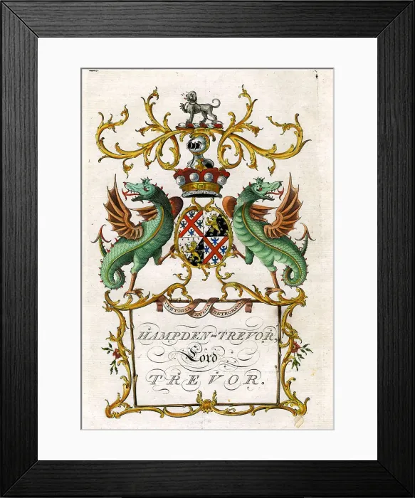 Framed Print : Hampden Trevor - Lord Trevor Framed Print : Hampden Trevor - Lord Trevor