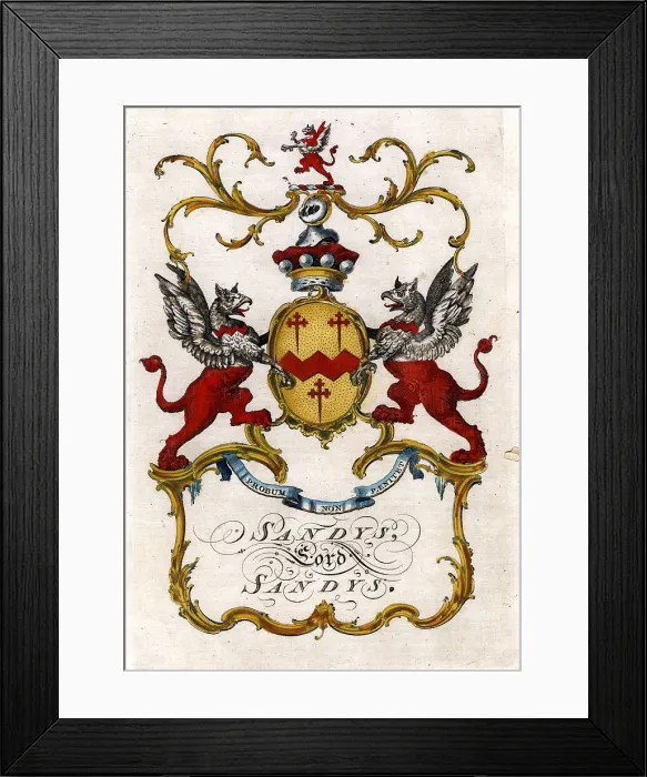 Framed Print : Sandys - Lord Sandys Framed Print : Sandys - Lord Sandys