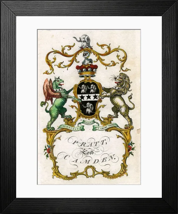 Framed Print : Pratt - Lord Camden Framed Print : Pratt - Lord Camden