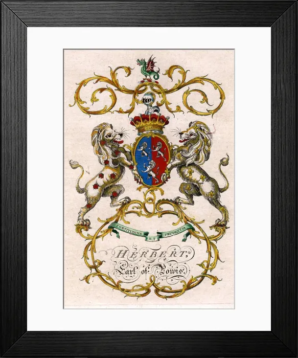 Framed Print : Herbert - Lord of Powis Framed Print : Herbert - Lord of Powis